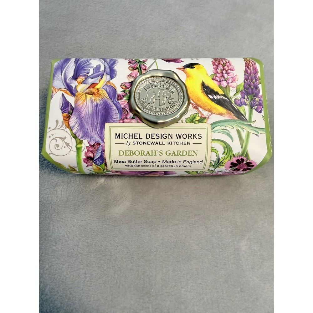 Michel Design Works Deborah's Garden Shea Butter Soap 8.7 oz Made in England